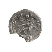 Denarius (broken), Caracalla (188–217; Roman emperor 198–217). Caracalla on horseback (iconography)