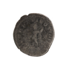 Denarius, Caracalla (188–217; Roman emperor 198–217). Obverse: ANTONINVS PIVS AVG BRIT — Head of