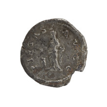 Denarius (subaerate), Caracalla (188–217; Roman emperor 198–217), (Caesar). Obverse: ANTONINVS PIVS