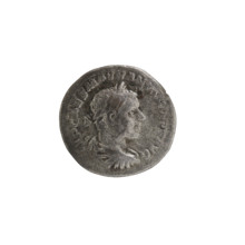 Denarius of Elagabalus (reigned 218–222). Obverse: IMP CAES MAVR ANTONINVS AVG — Bust of Elagabalus