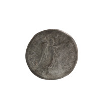 Denarius, Elagabalus (reigned 218–222). Obverse: IMP CAES MAVR ANTONINVS AVG — Bust of Elagabalus