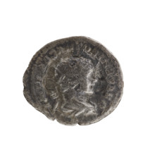 Antoninian of Elagabalus (reigned 218–222). Obverse: IMP CAES MAVR ANTONINVS AVG — Bust of