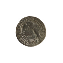 Lithuanian half-grosz, Sigismund I the Old (King of Poland; 1506–1548). Obverse: Pogon (Lithuanian