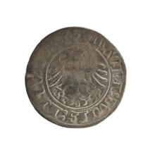 Lithuanian half-grosz, Sigismund I the Old (king of Poland; 1506–1548). R8 (rarity). Jagiellonians