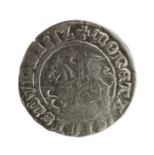 Lithuanian half-grosz, Sigismund I the Old (King of Poland; 1506–1548), Jagiellon dynasty. Coin