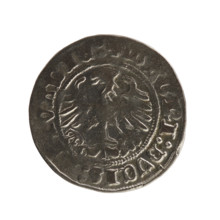 Lithuanian half-grosz, Sigismund I the Old (King of Poland; 1506–1548), Jagiellon dynasty. Obverse: