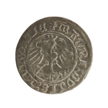 Lithuanian half-grosz, Sigismund I the Old (King of Poland; reign 1506–1548), Jagiellon dynasty;