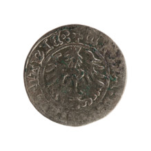 Lithuanian half-grosz, Sigismund I the Old (King of Poland; 1506–1548), Jagiellon dynasty. Obverse: