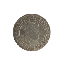 Prussian grosz, Sigismund I the Old (King of Poland; 1506–1548). Silver coin (grosz), 1534, Torun,