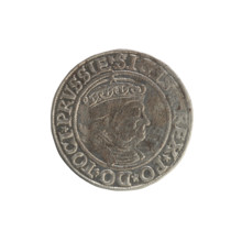 Prussian grosz, Sigismund I the Old (King of Poland; 1506–1548). Silver coin (grosz), 1534, Torun,
