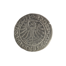 Prussian grosz, Sigismund I the Old (King of Poland; 1506–1548); Polish coin; Jagiellon dynasty;
