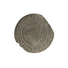 Prussian grosz, Sigismund I the Old (King of Poland; 1506–1548). Polish coin (1534), Jagiellonian
