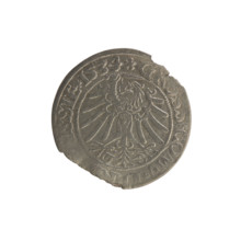 Prussian grosz, Sigismund I the Old (King of Poland; 1506–1548). Silver coin (grosz), 1534, Torun,