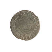 Prussian grosz, Sigismund I the Old (King of Poland; 1506–1548). Silver coin (grosz), 1534, Torun,