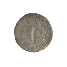 Prussian grosz, Sigismund I the Old (King of Poland; 1506–1548). Silver coin (grosz), 1534, Torun,