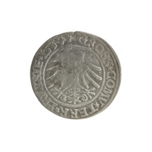 Prussian grosz, Sigismund I the Old (King of Poland; 1506–1548); Polish coin; Jagiellonian dynasty;