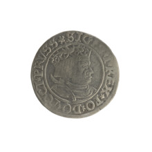 Prussian grosz, Sigismund I the Old (King of Poland; 1506–1548). Silver coin (grosz), 1534, Torun,