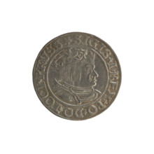 Prussian grosz, Sigismund I the Old (King of Poland; 1506–1548). Polish coin (1534), Torun.