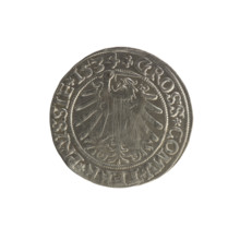 Prussian grosz, Sigismund I the Old (King of Poland; 1506–1548); Polish coin of the Jagiellonian