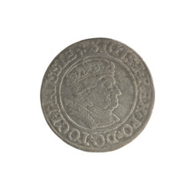 Prussian grosz, Sigismund I the Old (King of Poland; 1506–1548). Coin (1534). Obverse: crowned male