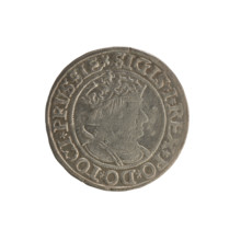 Prussian grosz, Sigismund I the Old (King of Poland; 1506–1548). Polish coin (1534), Jagiellonian