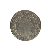 Prussian grosz, Sigismund I the Old (King of Poland; 1506–1548). Polish coin (Jagiellonian dynasty)