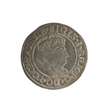 Prussian grosz, Sigismund I the Old (King of Poland; 1506–1548). Silver coin (grosz), 1535, Torun,
