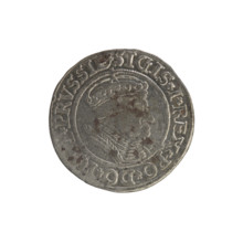 Prussian grosz, Sigismund I the Old (King of Poland; 1506–1548). Silver coin (grosz), 1535, Torun,