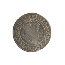 Prussian grosz, Sigismund I the Old (King of Poland; 1506–1548). Silver coin (grosz), 1535, Torun,