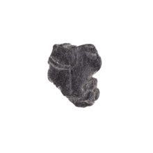 Fragment of a double-sided Drohiczyn seal. On one side a cross with one arm ending in a triangle