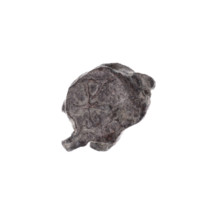 Fragment of a double-sided Drohiczyn seal. One side: a cross with one arm ending in a triangle