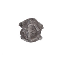 Drohiczyn seal — a fragment of a double-sided seal. One side: a bident with a crossed-out right arm