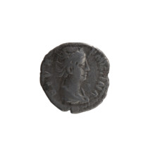 Denarius, posthumous issue for Faustina the Elder (98–141; Roman empress 138–141). Obverse: Bust of