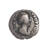 Denarius, posthumous issue for Faustina the Elder (98–141), issuer Antoninus Pius (86–161).