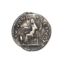 Denarius of Faustina the Younger (ca. 130–176), Roman empress 161–176; issuer Marcus Aurelius