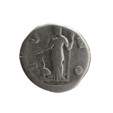 Denarius, Faustina the Younger (ca. 130–176; Roman empress 161–176), Marcus Aurelius (121–180;