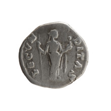 Denarius of Faustina the Younger (ca. 130–176), Roman empress 161–176; issuer Marcus Aurelius