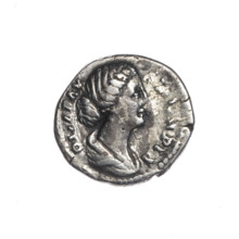 Denarius, Faustina the Younger (ca. 130–176; Roman empress 161–176) (posthumous). Issuer: Marcus