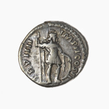 denarius, Lucius Verus (130–169; Roman emperor 161–169), issuer Lucius Verus; obverse: head of