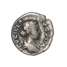 Denarius of Lucilla (149–182), Roman empress (164–169); issuer Lucius Verus (130–169), Roman