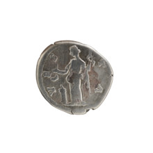 Denarius of Lucilla (149–182; Roman empress 164–169) issued under Lucius Verus (130–169; Roman
