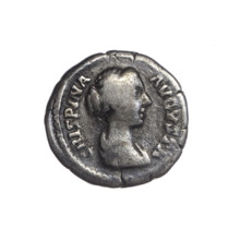Denarius, Crispina (164–192?, Roman empress 178–192), Commodus (161–192, Roman emperor 177–192) —