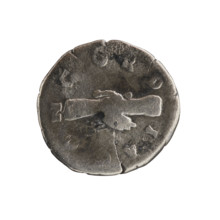 Denarius of Crispina (164–c.192) and Commodus (161–192), Roman Empire, 178–183. Obverse: Bust of