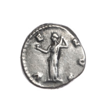 Denarius; obverse: bust of Crispina in drapery facing right, inscription 'CRISPINA AVGVSTA';