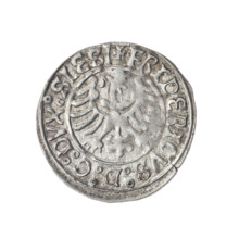 Obverse: Half-figure of Frederick II (Duke of Brzeg-Legnica; 1480–1547); in the rim between the