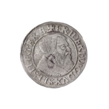 Obv. Male bust turned right with beard and sideburns, in a coat with a wide collar; in the rim