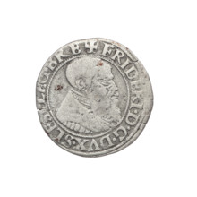 Obverse: Male bust turned right, with a beard and sideburns, in a coat with a wide collar; in the