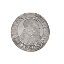 Obverse: Male bust turned right, with a beard and sideburns, wearing a coat with a wide collar; in