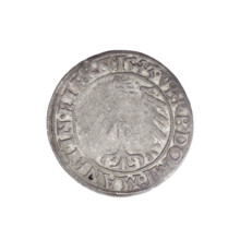 Obv. Male bust turned right with beard and sideburns, in a coat with a wide collar; in the rim