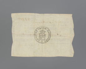Personal receipt of the National Government, January Uprising (1863–1864), securities, Kingdom of